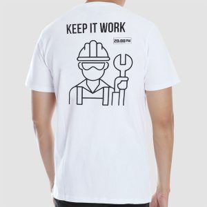 T-shirt Workaholic White